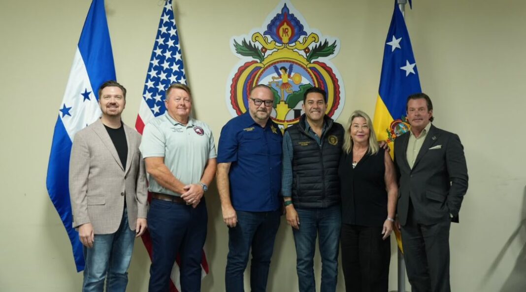 Alcalde Juan Diego Zelaya recibe delegación de Florida para impulsar cooperación en seguridad
