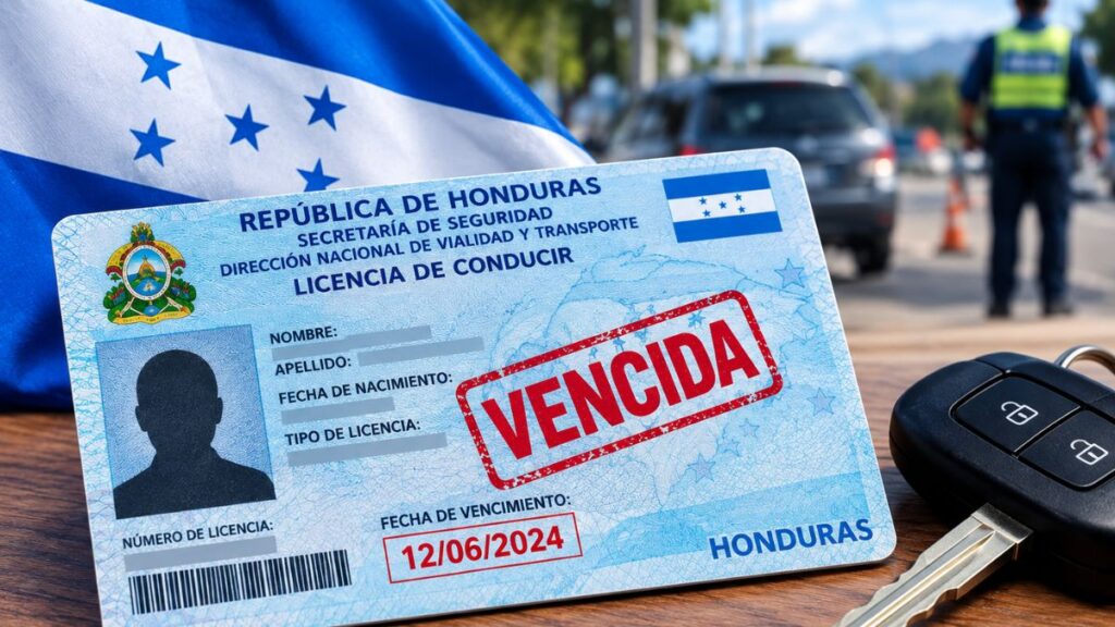 Más de 600 mil conductores circulan con licencias vencidas en Honduras