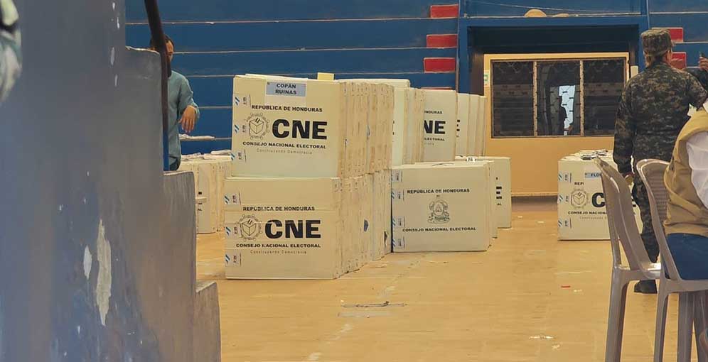 Comienza distribución de material electoral en Copán